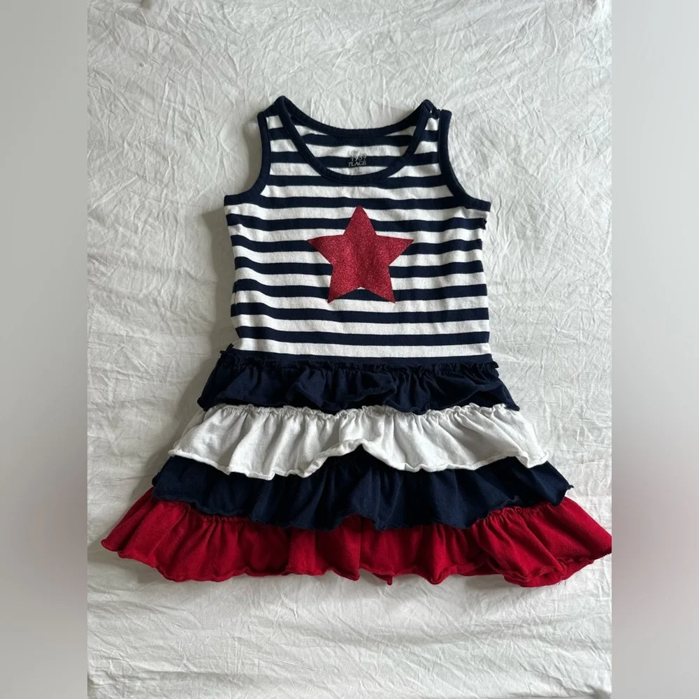 Ruffle Patriotic Dress size 2T